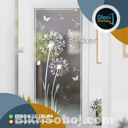 Thai glass partition sitcker.